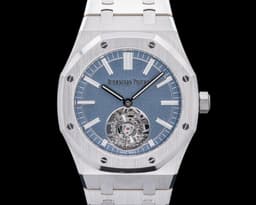 Royal Oak Flying Tourbillon "50th Anniversary" Titanium Blue Dial
