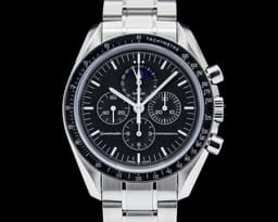 Speedmaster Moon Phase Manual Wind SS Black Dial