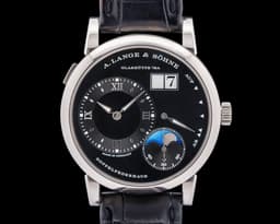 Lange 1 Moon 192.029 18K White Gold Black Dial