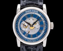 Hommage 18K White Gold Skeleton Blue Dial LIMITED