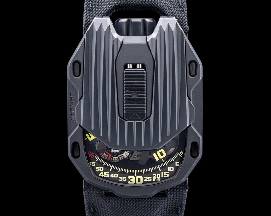 URWERK UR-105CT STREAMLINER Manual Wind Titanium Skeleton Dial