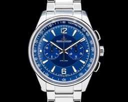 Polaris Chronograph SS Blue Dial