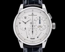 Duometre a Chronographe Platinum Silver Dial