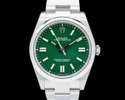 Oyster Perpetual 124300 SS Green Dial