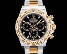 Daytona 116503 18K Yellow Gold / SS Black Dial