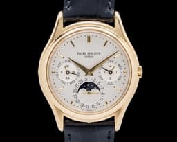 Perpetual Calendar 3940J 18K Yellow Gold Silver Dial FIRST SERIES