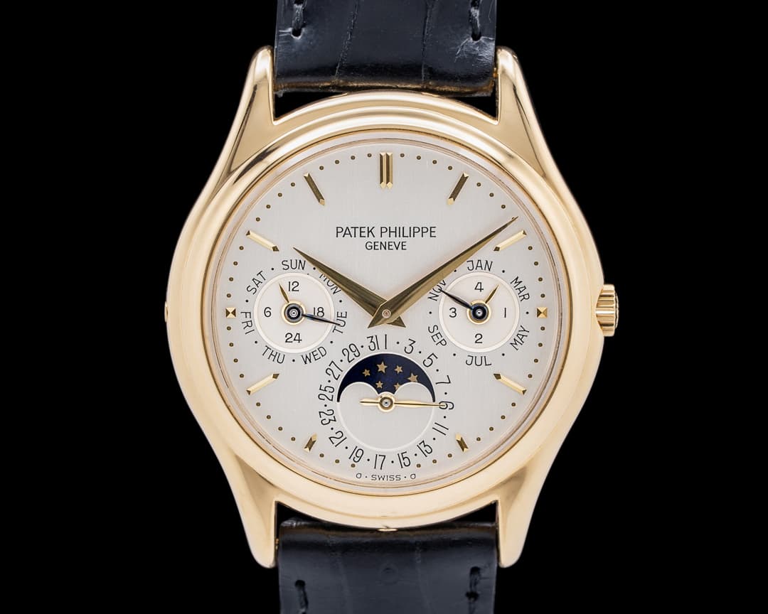 Patek Philippe Perpetual Calendar 3940J 18K Yellow Gold Silver Dial FIRST SERIES