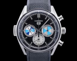 Carrera Chronograph Seafarer x Hodinkee SS Black Dial LIMITED