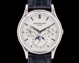 Perpetual Calendar 5140G Ultra Thin 18K White Gold Silver Dial