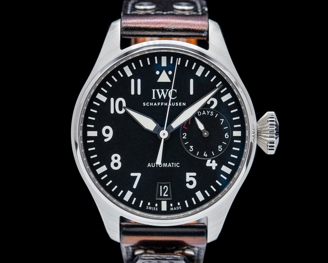 IWC Big Pilot SS Black Dial