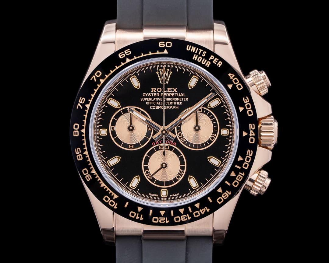 Rolex Cosmograph Daytona 116515LN Ceramic 18K Everose Black Dial