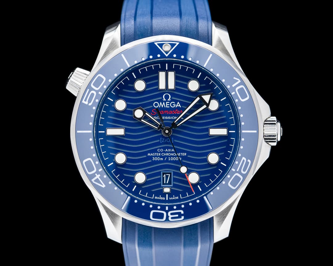Omega Seamaster Diver Co-Axial Master Chronometer SS Blue Dial