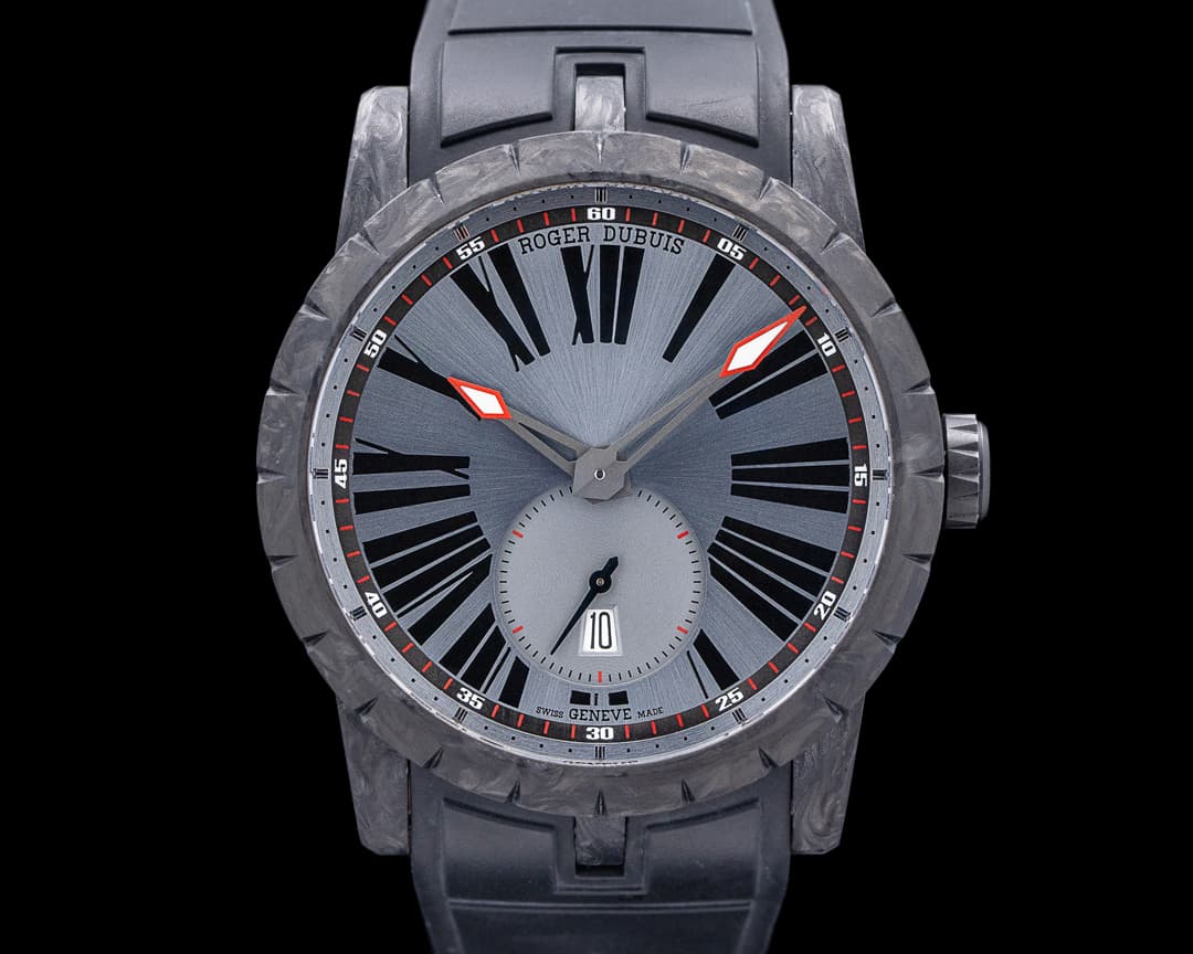 Roger Dubuis Excalibur Forged Carbon Gray Dial