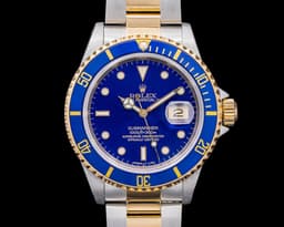 Submariner 16613 SS / 18K Yellow Gold Blue Dial FULL SET