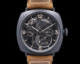 Radiomir Tourbillon GMT Ceramic "Lo Scienziato" Skeleton Dial LIMITED