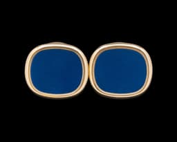 Ellipse Cufflinks 18k Yellow Gold