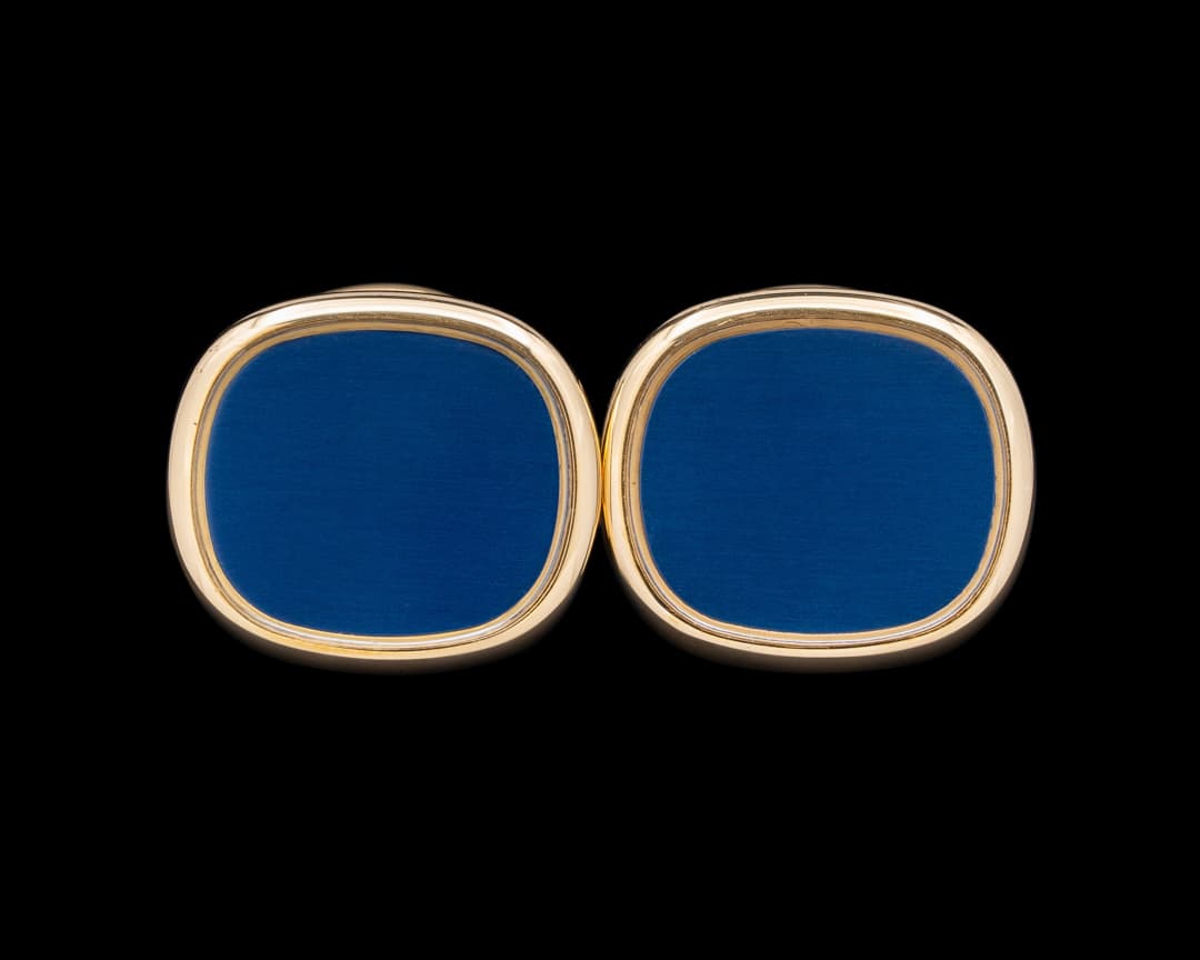 Patek Philippe Ellipse Cufflinks 18k Yellow Gold