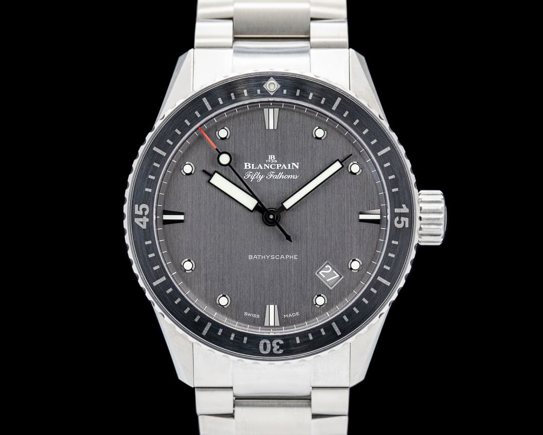 Blancpain Fifty Fathoms Bathyscaphe Titanium Gray Dial 2024