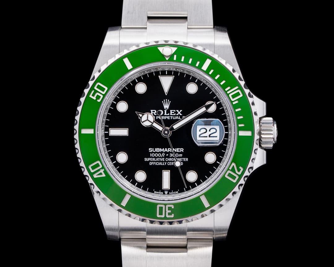 Rolex Submariner Date 126610LV "Kermit Green" SS Black Dial