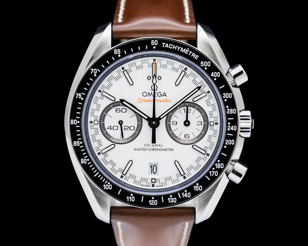 Omega Speedmaster Racing Co-Axial Master SS White Dial