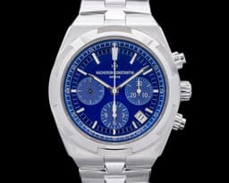 Overseas Chronograph 5500V SS Blue Dial
