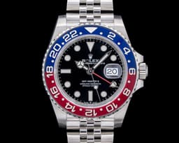 GMT Master II 126710 Ceramic Jubilee "Pepsi" SS Black Dial