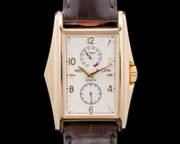 10 Day 5100J Power Reserve 18K Yellow Gold Cream Dial