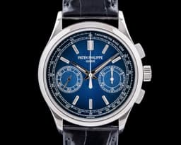 Chronograph 5170P Platinum Blue Baguette Dial