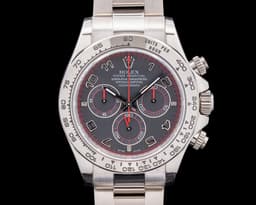 Daytona 116509 18K White Gold Slate Gray Arabic Racing Dial
