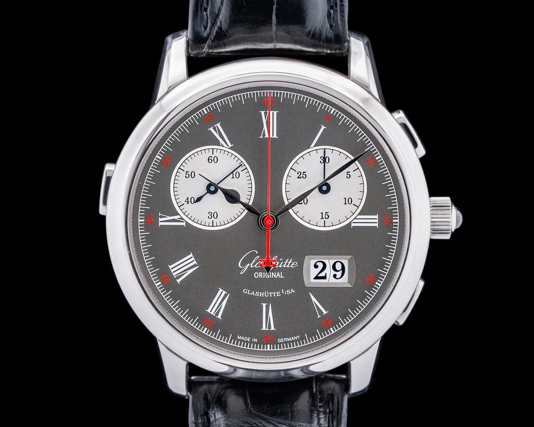 Glashutte Original Senator Rattrapante Platinum Gray Dial LIMITED