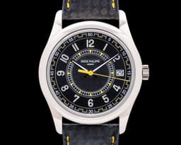 Calatrava 6007G-010 18K White Gold Black Dial