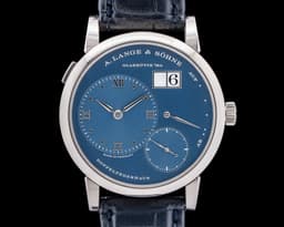 Lange 1 191.028 18K White Gold Blue Dial DISCONTINUED RARE
