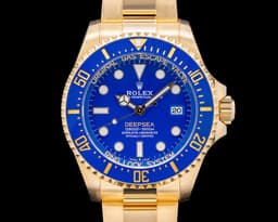 Sea Dweller Deep Sea 136668LB 18K Yellow Gold Blue Dial 2024