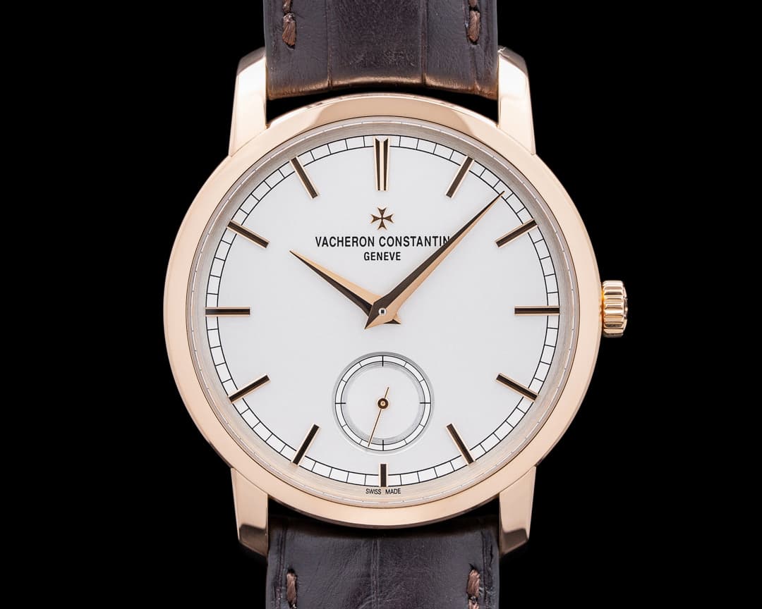 Vacheron Constantin Patrimony Traditionnelle Small Seconds 18K RG Silver Dial