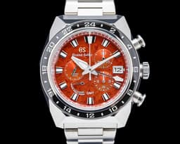 Spring Drive Chronograph GMT SBGC275G Titanium Red Dial LIMITED