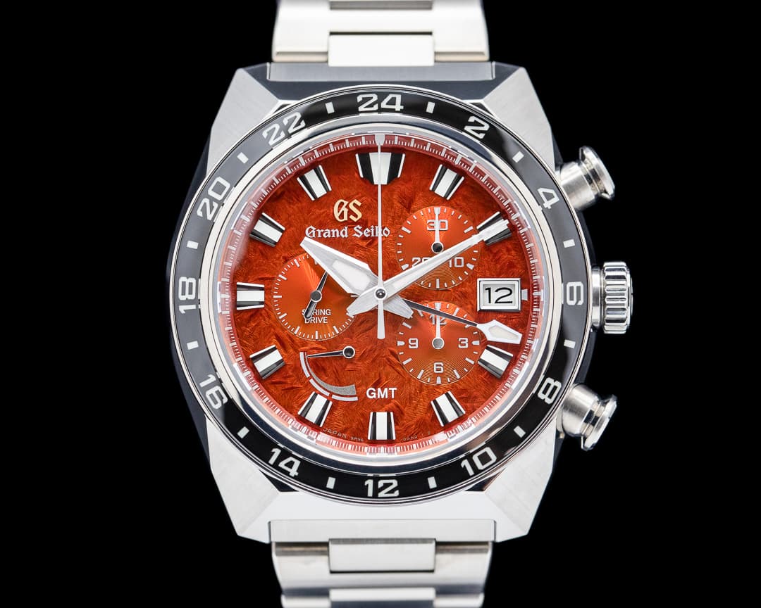 Grand Seiko Spring Drive Chronograph GMT SBGC275G Titanium Red Dial LIMITED