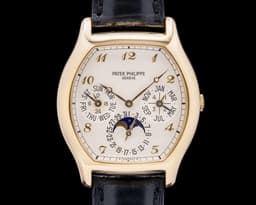 Perpetual Calendar 5040 18K Yellow Gold Silver Dial