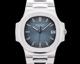 5800 Nautilus Mid Size SS Blue Dial RARE