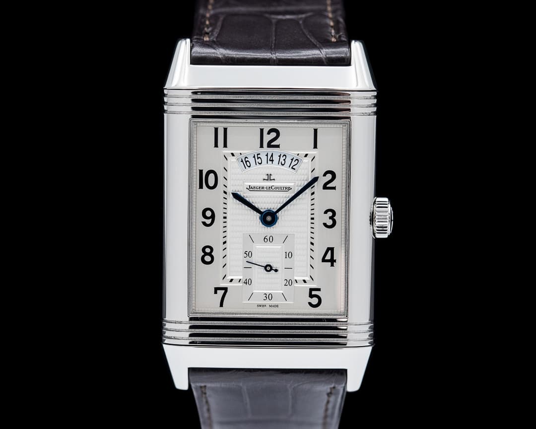 Jaeger LeCoultre Grande Reverso Duo Date SS Silver Dial
