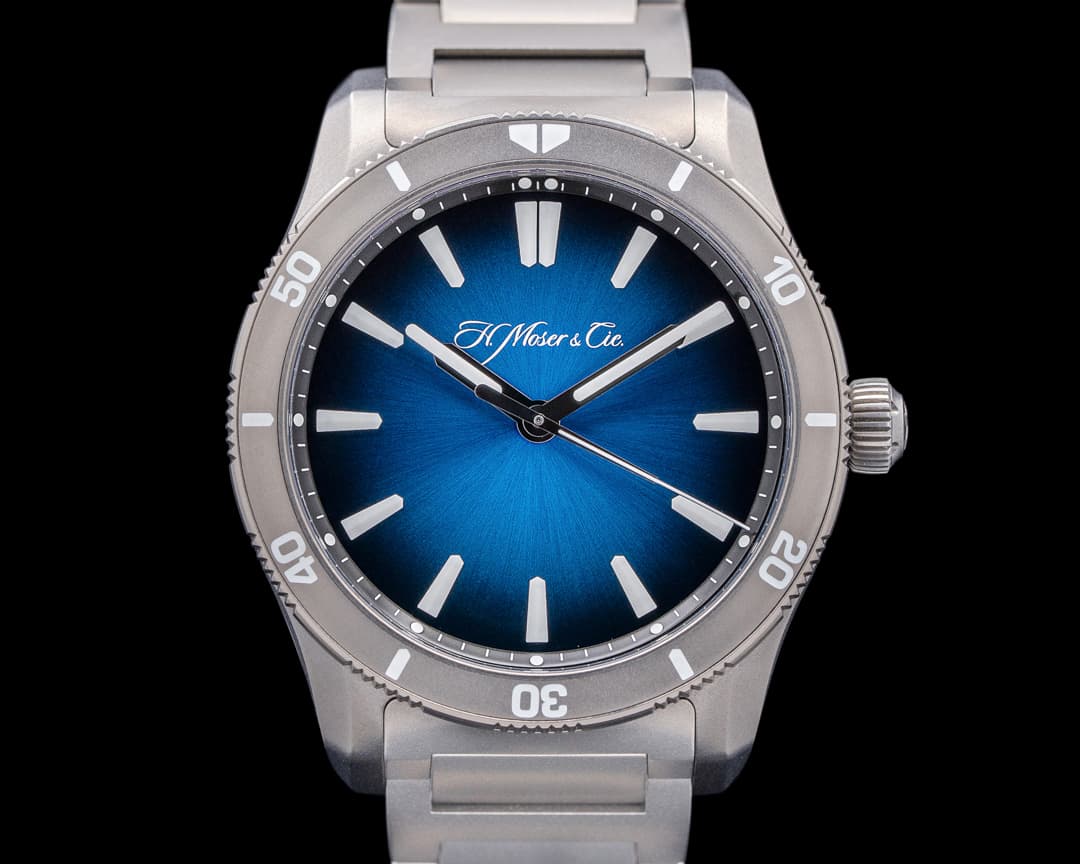 H. Moser and Cie. Pioneer Center Seconds Titanium Blue Dial 2024 LIMITED