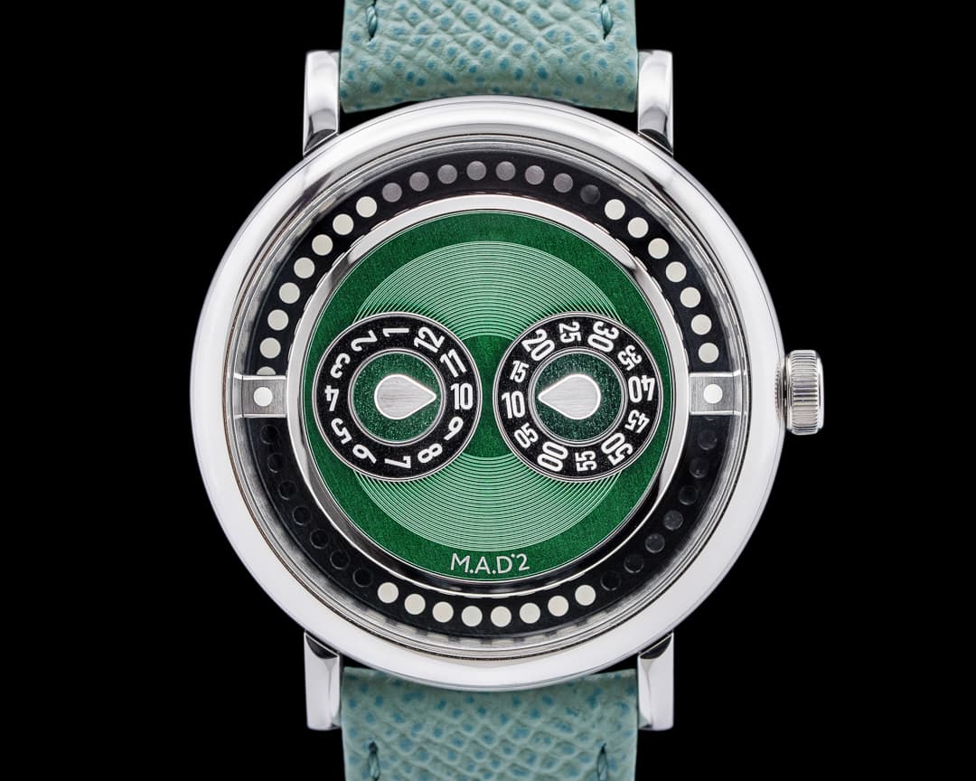 MB&F M.A.D 2 SS Green Dial