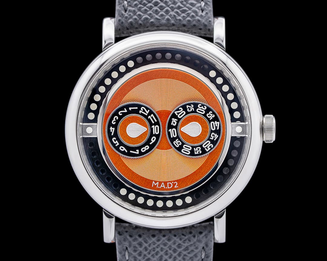 MB&F M.A.D 2 SS Orange Dial