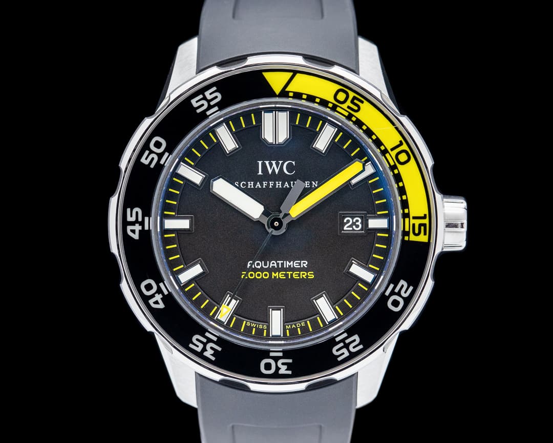 IWC Aquatimer 2000 SS Black Dial