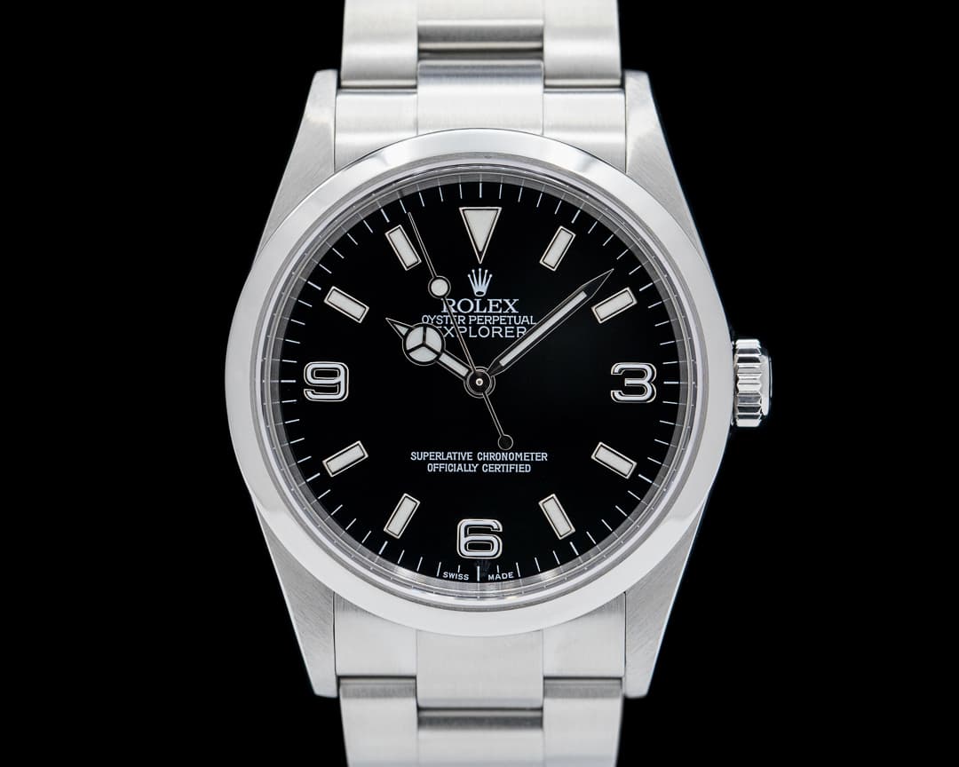 Rolex 114270 Explorer I 36MM SS Black Dial