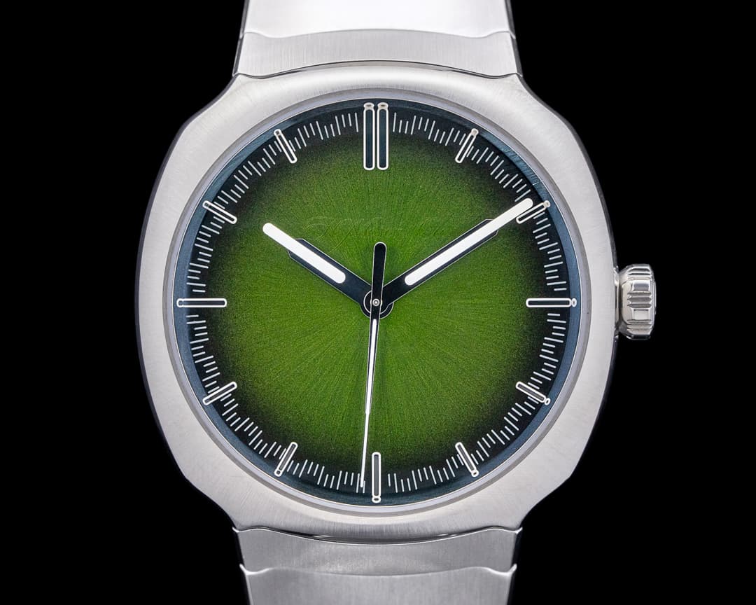 H. Moser & Cie. Streamliner Centre Seconds SS Matrix Green Dial 2024
