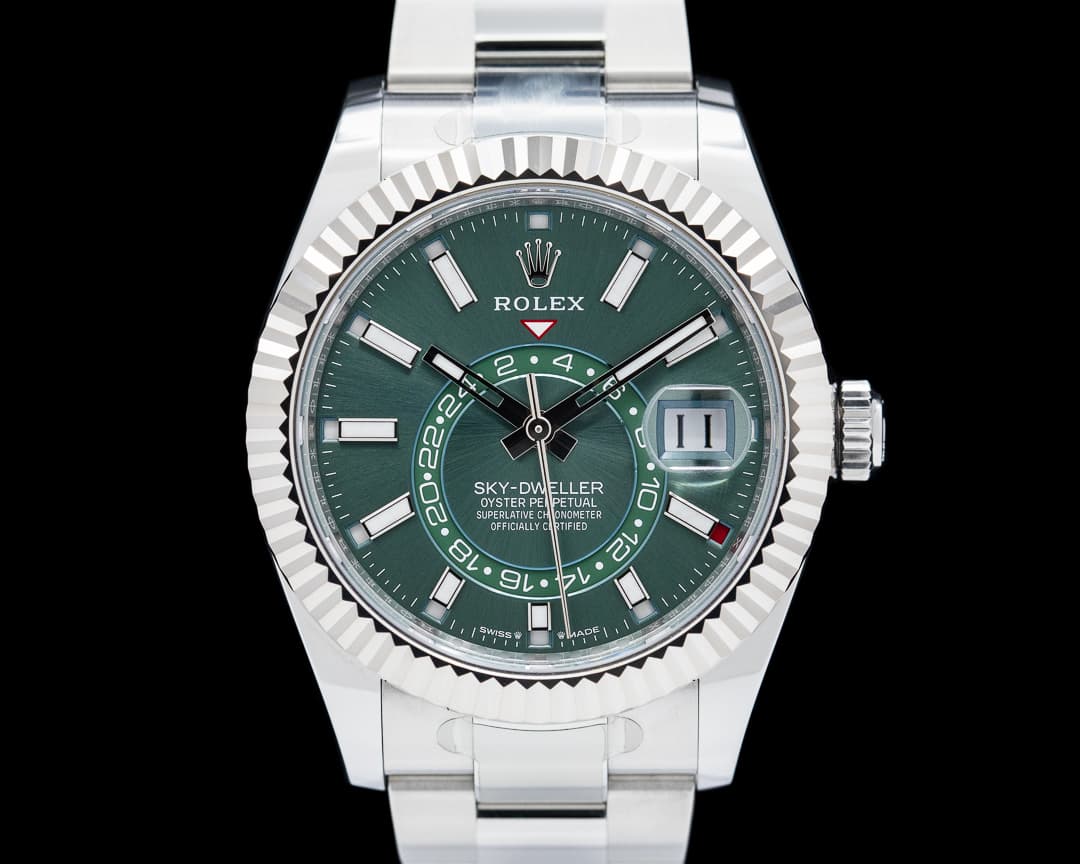 Rolex Sky Dweller 336934 SS Green Dial 2025