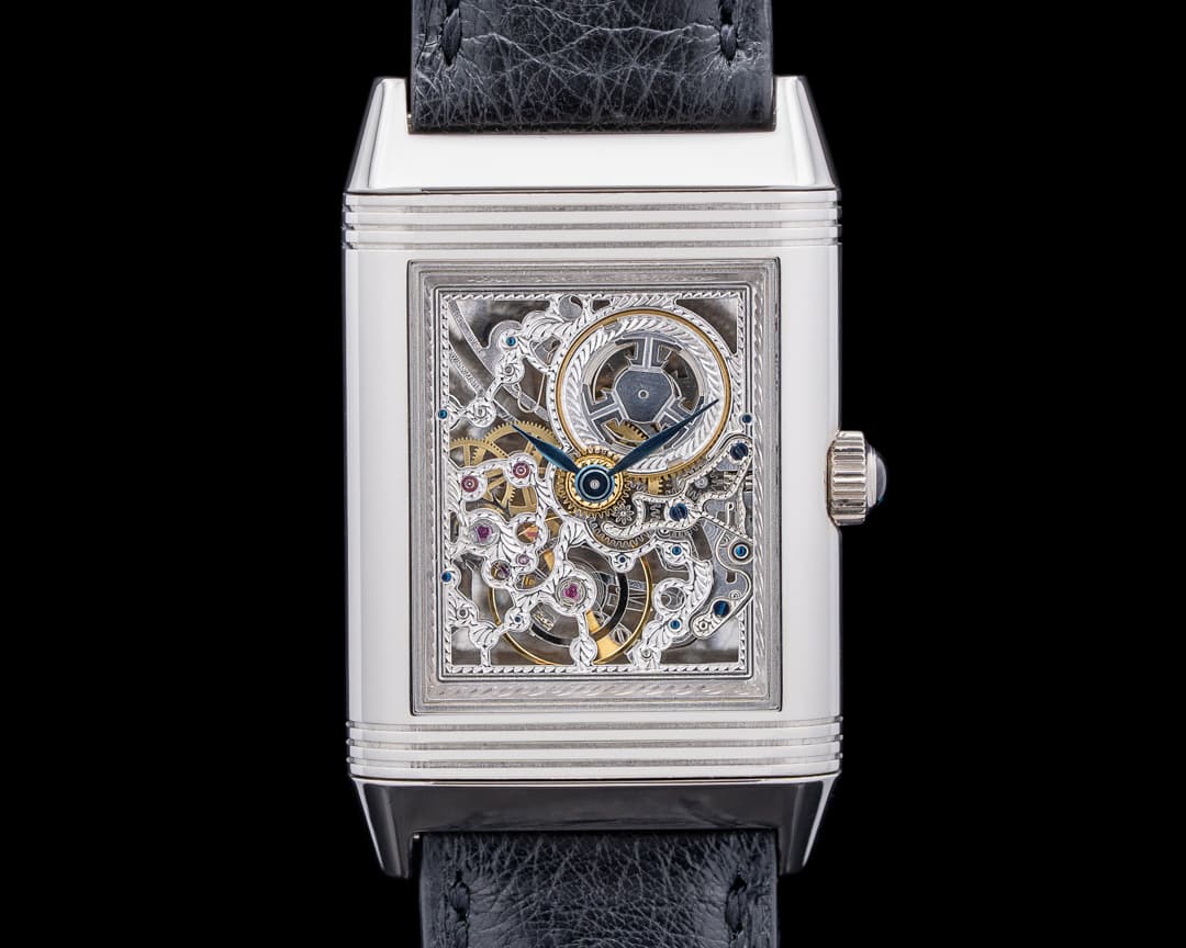 Jaeger LeCoultre Reverso Skeleton "Number One" Platinum Skeleton Dial LIMITED