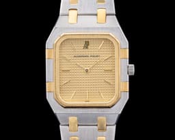 Royal Oak Rectangular Quartz 6009SA SS / 18K YG