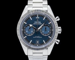 Speedmaster 57 Co-Axial Chronograph SS Blue Dial