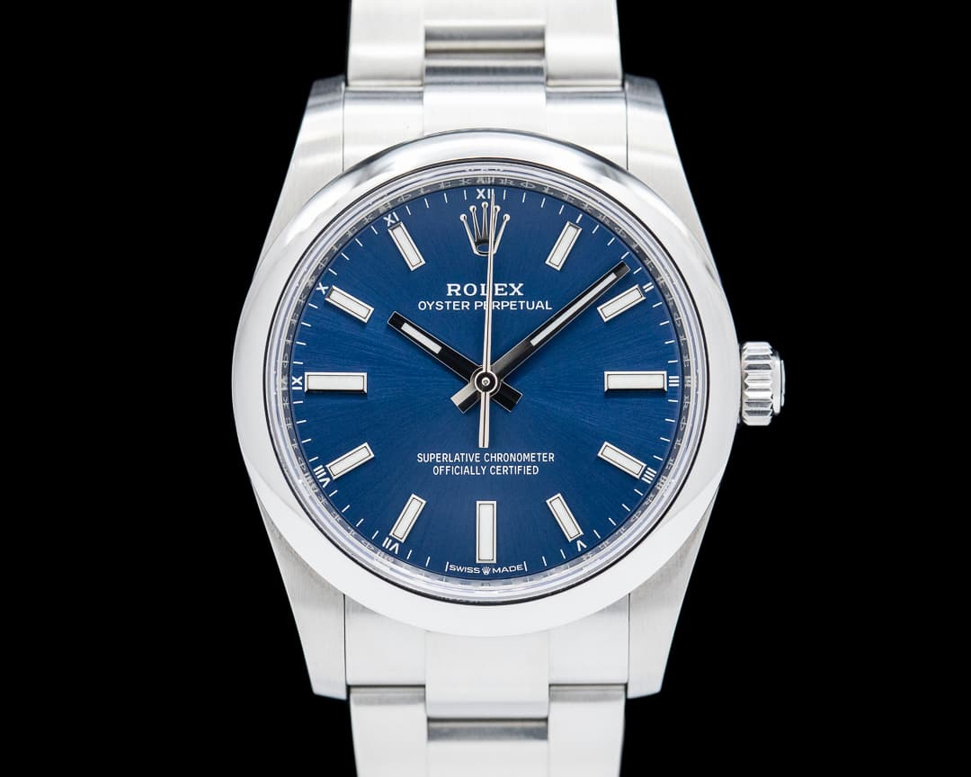 Rolex Oyster Perpetual 124200 34MM SS Blue Dial